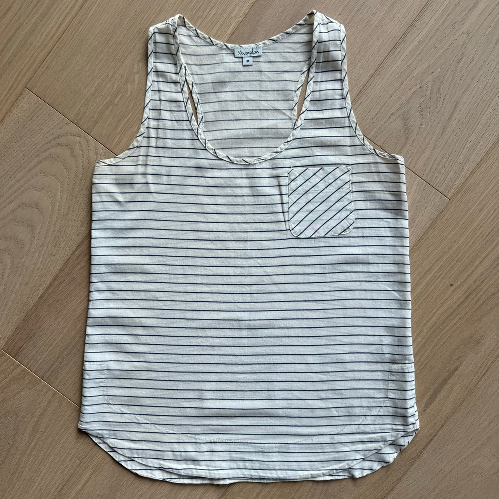 Steven Alan Summer Striped Top